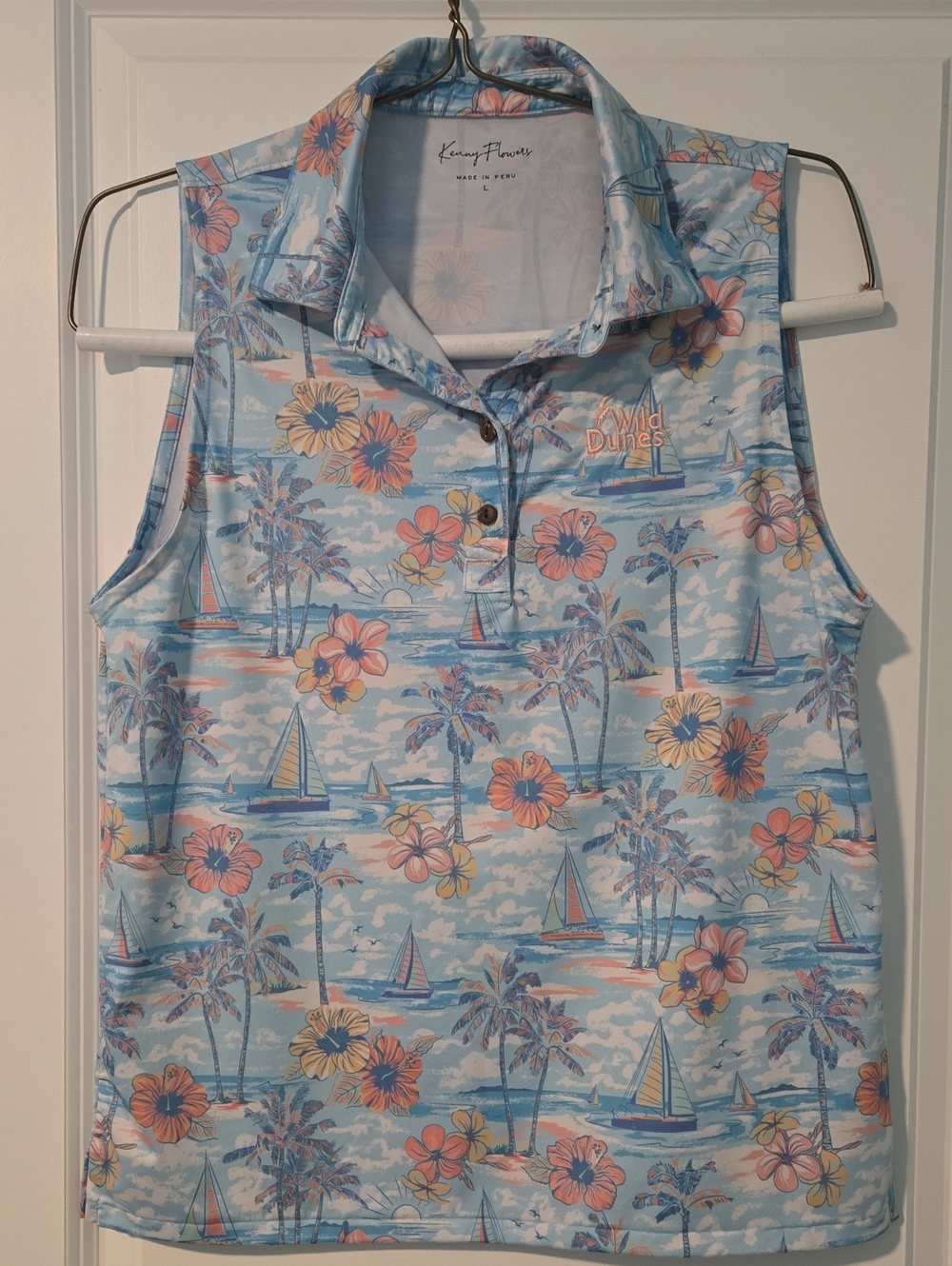 Kenny Flowers Sleeveless Polo